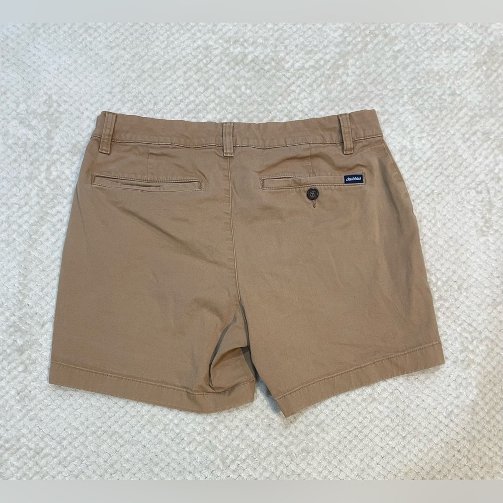 Chubbies Regular Fit Dark Beige Khaki 5.5”  Inseam Women’s Size 30 - Picture 2 of 5